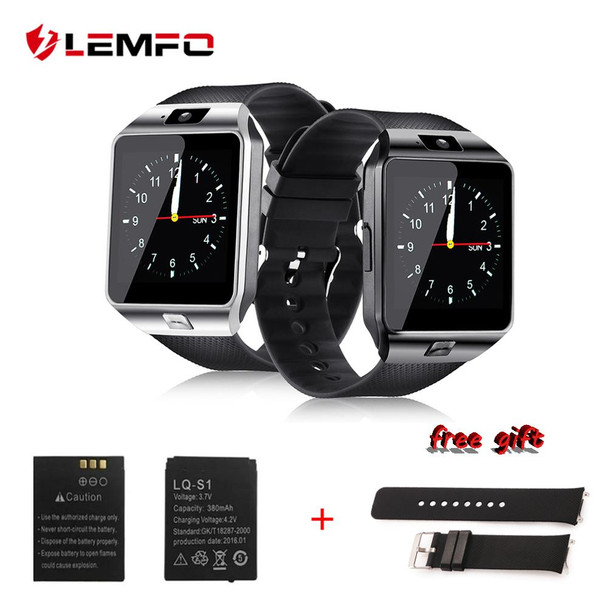 LEMFO SmartWatch DZ09 Smart Watch Support Bluetooth SIM TF Card Passometer With Battery Wristwatches For Andriod Phone          