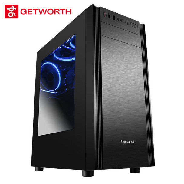 GETWORTH R33 Gaming PC I5 8500 Office Computer Cheap I5 Computer 128G SSD 8G RAM 230W Power B360M For LOL DIY Win10 Home PS