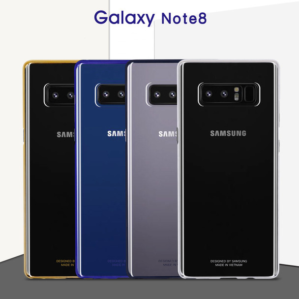 100% Original Samsung Note8 N950F Case Transparent protective shell Ultra Slim Back Protective Case for note8 Clear Cover