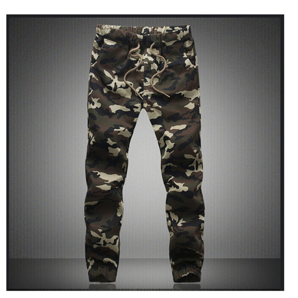 M-5X 2019 Mens Jogger Autumn Pencil Harem Pants Men Camouflage Military Pants Loose Comfortable Cargo Trousers Camo Joggers