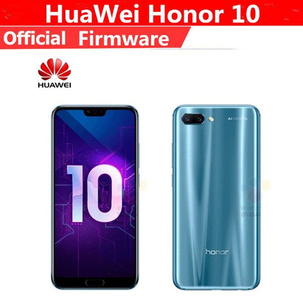 DHL Fast Delivery HuaWei Honor 10 4G LTE Cell Phone Kirin 970 Android 8.1 5.84" IPS 2280X1080 6GB RAM 128GB ROM 24.0MP NFC 