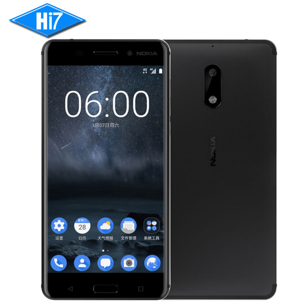 2017 New Original Nokia 6 Mobile Phone 4G LTE Dual SIM Qualcomm Octa Core 5.5'' Fingerprint 4G RAM 64G ROM 3000mAh 16MP Nokia6