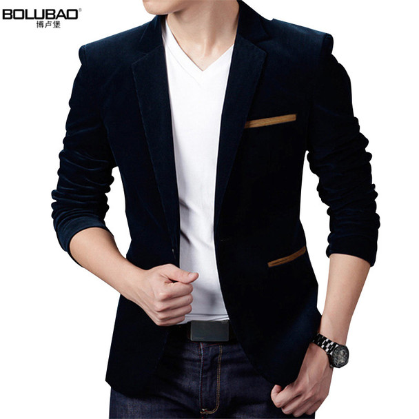 2022 Brand Clothing Men Blazer Fashion Cotton Suit Blazer Slim Fit Masculine Blazer Casual Solid Colr Male Suits Jacket