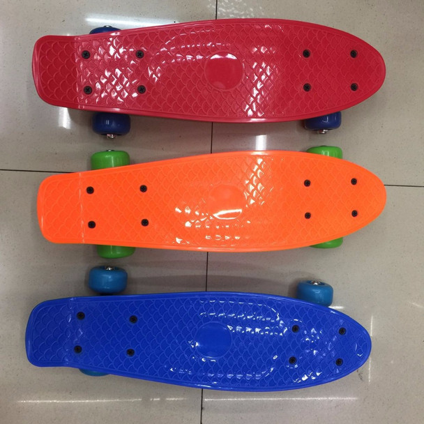 direct explosion of 17 inch fish plate child scooter 4 wheel skateboard Snake Board Flat Board PU wheels UNISEX
