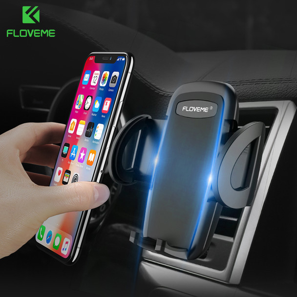 FLOVEME 360 Rotation Car Phone Holder For iPhone X 7 8 Air Vent GPS Monut Holder For Samsung Xiaomi Support Bracket Car 