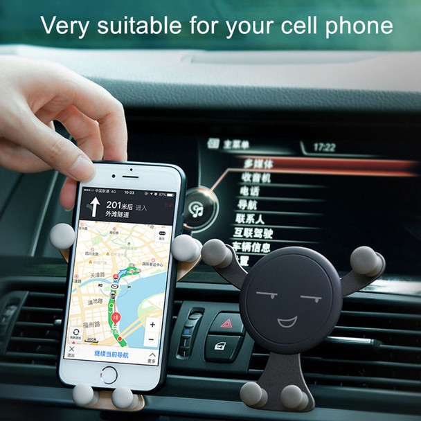 SHUOHU Gravity Stand for Phone Car Cell Phones Holder Smartphone Stand Universal Car Phone Holder Snap-type PhoneS GPS Stand