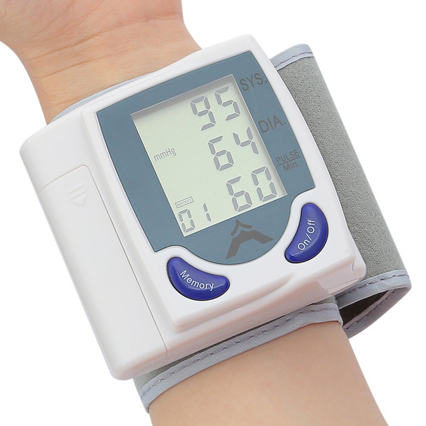 Automatic Digital LCD Display Wrist Blood Pressure Monitor Wrist Sphygmomanometer Digital Tonometer Automatic Blood Pressure