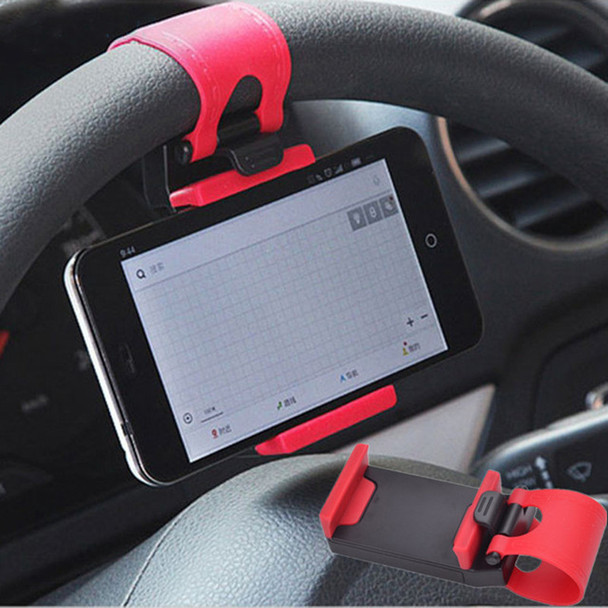 GETIHU Car Holder Mini Air Vent Steering Wheel Clip Mount Cell Phone Mobile Holder Universal For iPhone Support Bracket Stand