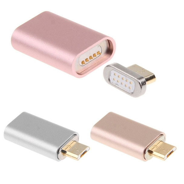 For Android Charger Micro USB Charging Cable Metal Plug Magnetic Adapter Data Charger Convert For Samsung S6 S7 Edge HTC #D2