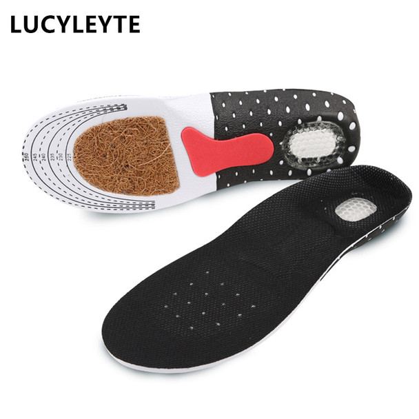 Coconut beard insole Unisex Orthotic Arch Support Sport Shoe Pad Sport Running Gel Insoles Insert Cushion for Men Women