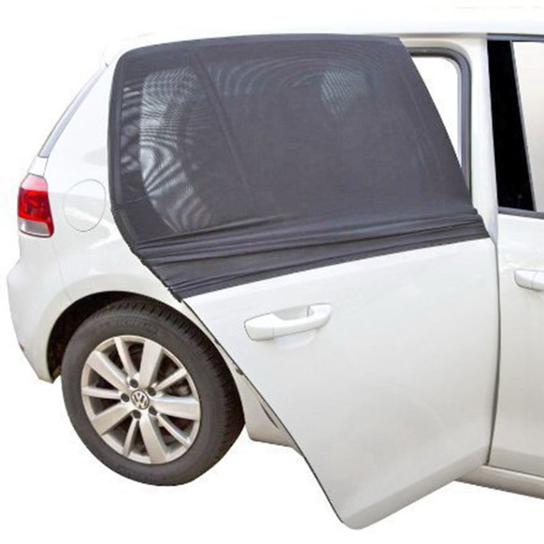 2 Pcs Black Window Sun Shade 89*56 cm Mesh Cover Baby Child UV Protector Shield for SUV Rear Side Sun Shade Shield Exterior New