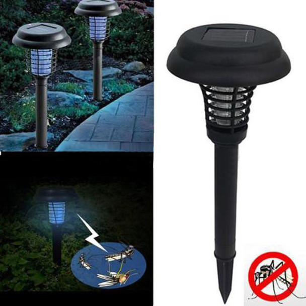Solar Powered Mosquito Killer environmentally LED UV Night Lamp Outdoor Garden Insect Pest Bug Zapper Mosquito Killer Lamp