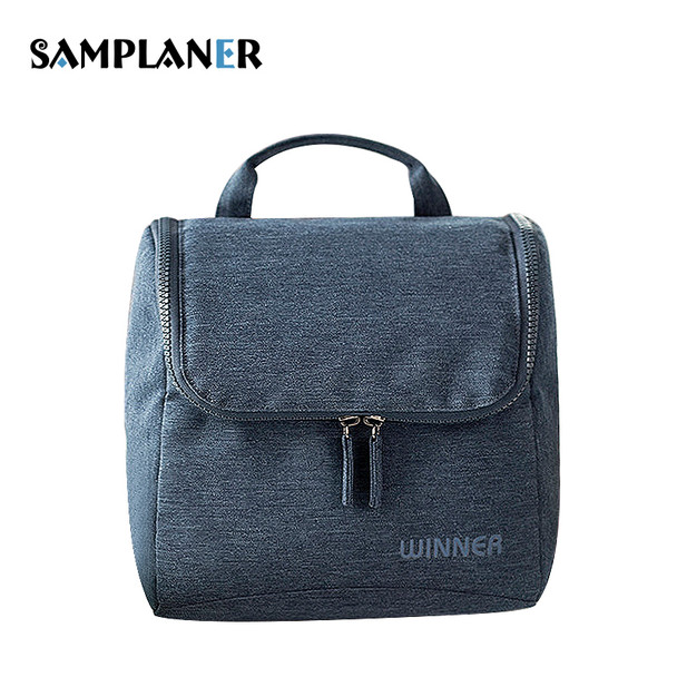 Samplaner Waterproof Cosmetic Bags for Men Women Travel Makeup Bags Washing Toiletry Kits Solid Storage Bag Hanging Toiletry Bag