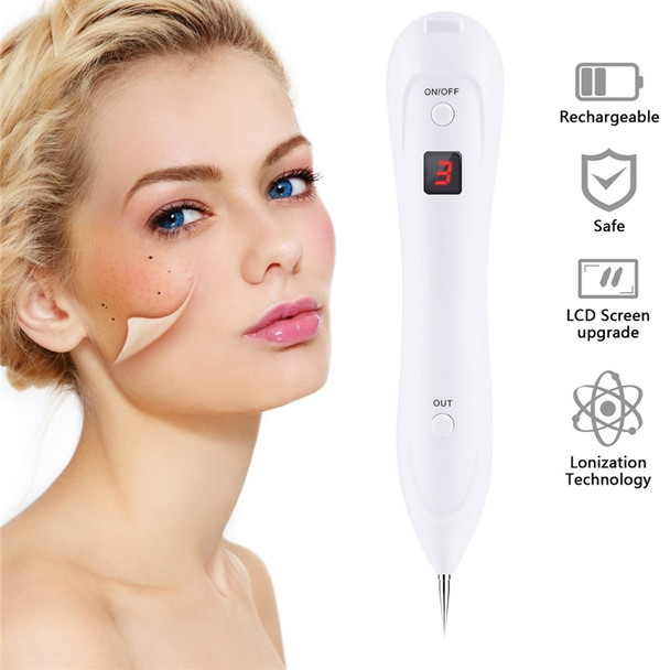 LED 6 Level Laser Freckle Removal Skin Mole Removal Dark Spot Remover for Face Wart Tag Tattoo Removal Pen Salon Face Beauty