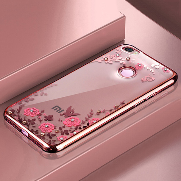 Plating soft tpu case for Xiaomi Redmi Note 5A Pro Prime cover For Xiaomi Redmi Note 4X 4 4 Pro 4A Redmi 5 5 Plus 5A Case Flower 