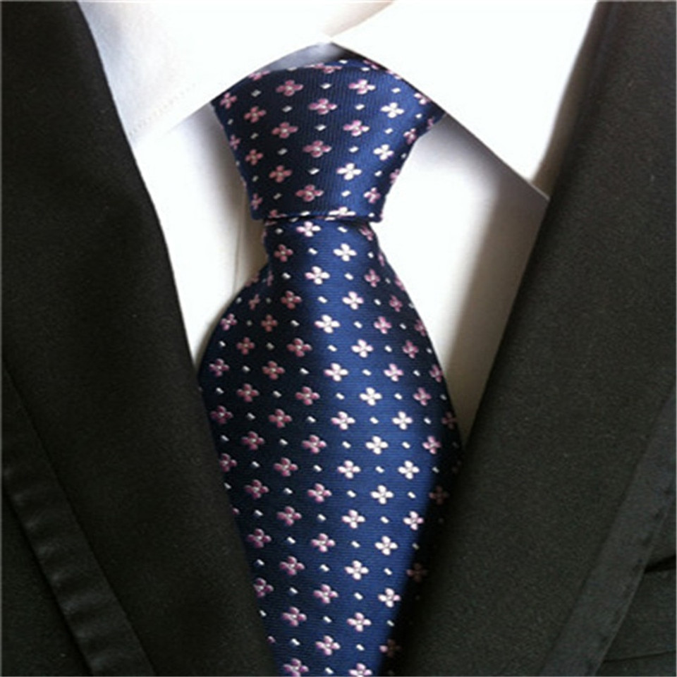 Cravate 2018 Classic Floral Print Mens Slim Neckties Gravata 8cm Silk ...