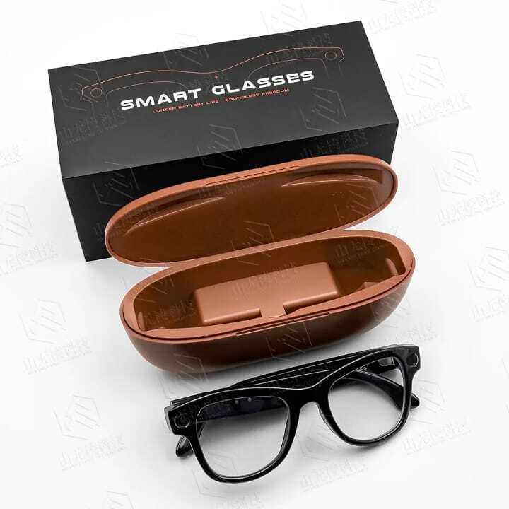 AI Smart Business Sunglasses with HD Camera with charging Case