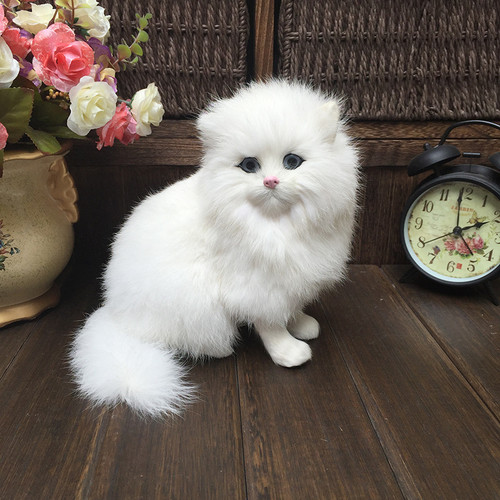 realistic cat teddy