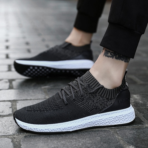 2019 Casual Shoes Men Flat Sneakers 