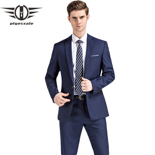 Plyesxale Men Suits 2018 Latest Coat Pant Designs Wedding Suits For Men ...
