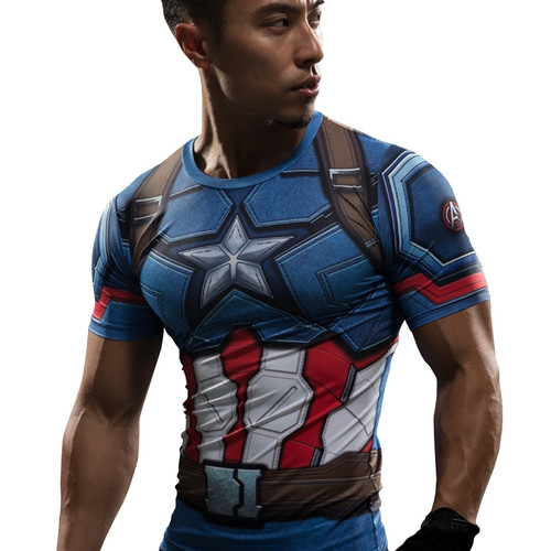 T Shirt Captain America Civil War Tee 