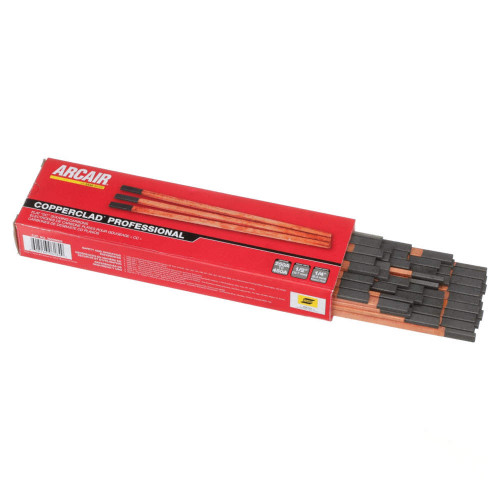 Arcair® 35099003 DC Coppercald Flat Arc Gouging Electrode, Chemical Composition: Precise Formulated Blend of Carbon and Graphite, 12 in L