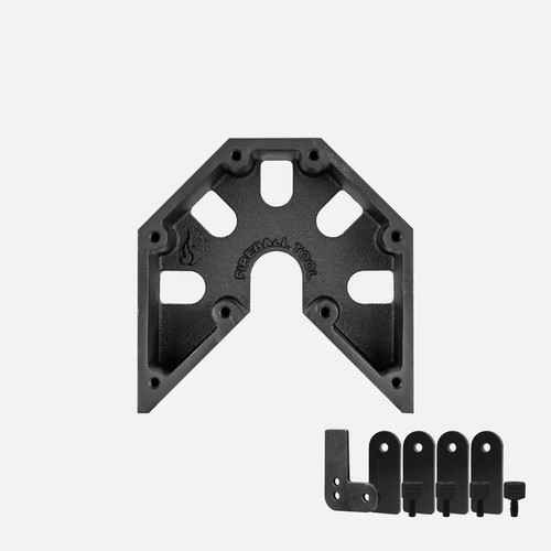 FIREBALL MEGA SQUARE, CAST IRON, 6IN