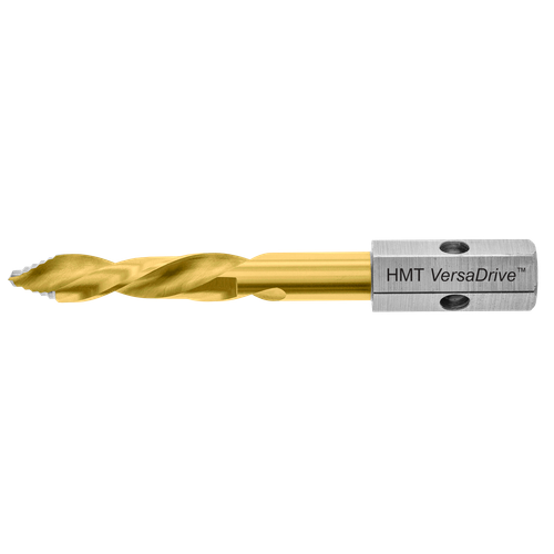 Holemaker Technology 209015-0210 VersaDrive Impact Drill Bit, 21 mm Dia, 87 mm OAL, TiN
