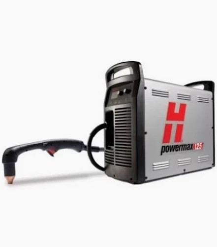 HYPERTHERM Powermax125 system, 600V 3-PH, CSA, plus CPC port, 85° handheld torch w/consumables, 7.6m (25') lead
