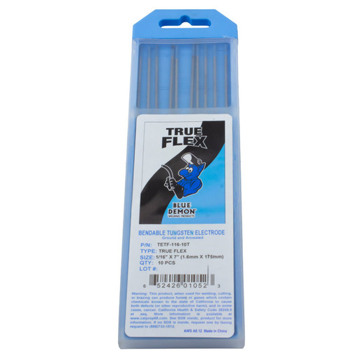 TRUE FLEX 1/16IN TUNGSTEN 7IN X 10 PACK BENDABLE
