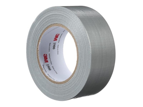 3M™ Value Duct Tape, 1900, silver, individually wrapped, 1.88 in x 50 yd (48 mm x 45.7 m)