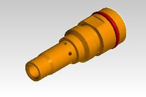 Nozz. fit. M8x1.5/52.9 HD 5pcs