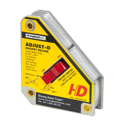 STRONGHAND Adjust-O Magnet Square ON/OFF, 90 LBS Pull Force