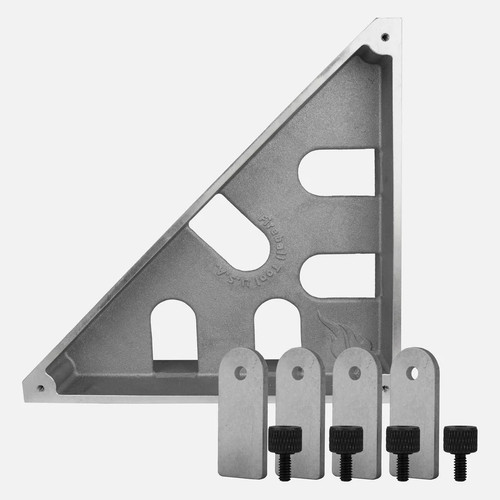 FIREBALL MONSTER SQUARE, ALUMINUM, 12IN