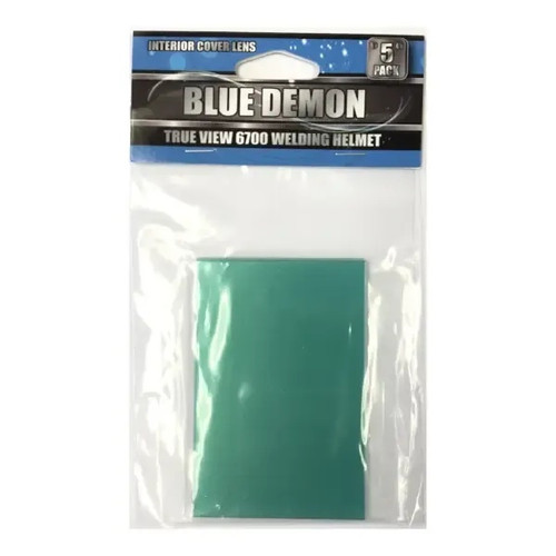 BLUE DEMON TRUE VIEW 6700 WELDING HOOD, INTERIOR COVER LENS SET, 5 PACK