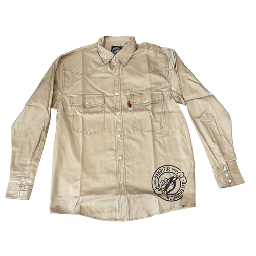 Banditos FR Shirt in Khaki - XX-Large