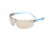 Uvex® SVP207 Glasses, Anti-Scratch/Hard Coat, Clear Lens, Blue, Polycarbonate Lens, ANSI Z.81.1+2015, CSA 2015