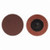 QUICK-CHANGE SANDING DISC, TR, 3 IN, ALUMINUM OXIDE, P80 GRIT, Y WEIGHT POLYESTER, R766, 50 PK