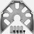 FIREBALL MEGA SQUARE, ALUMINUM, 12IN