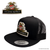 Banditos flat brim trucker hat with eagle logo and mesh back