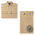 Banditos FR Shirt in Khaki - X-Large