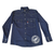 Banditos FR Shirt in Denim w/Green - Medium
