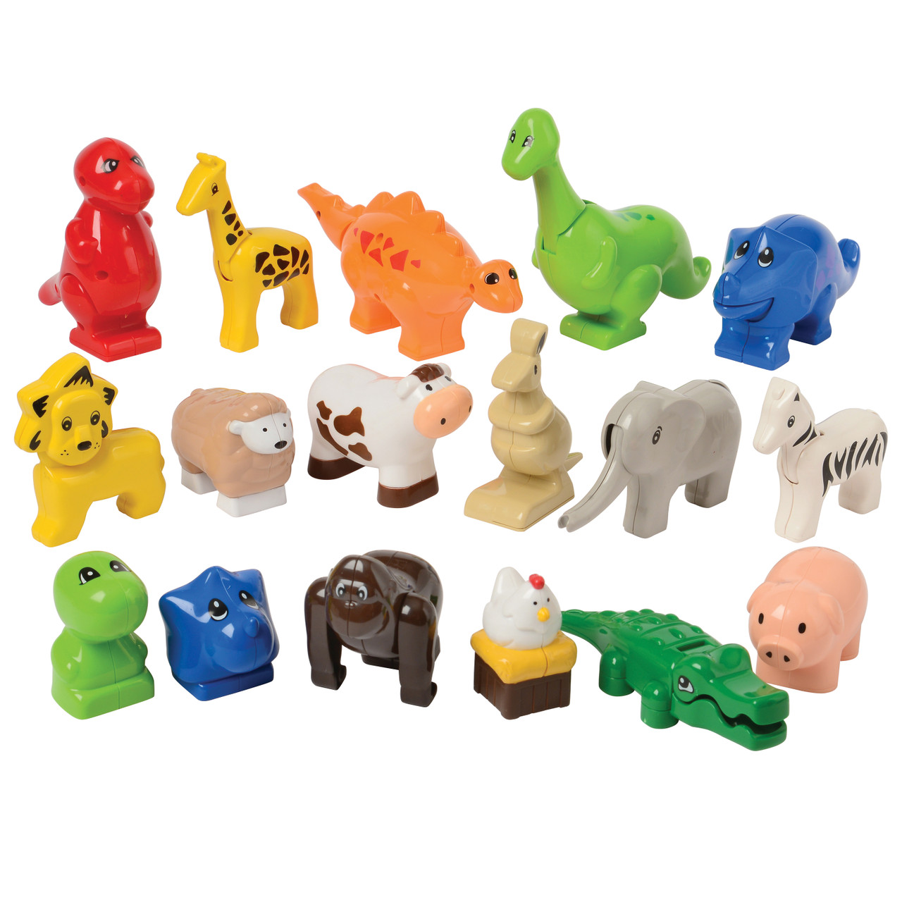 Animals for Preschool Sized Buiilding Bricks - Cre8tive Minds