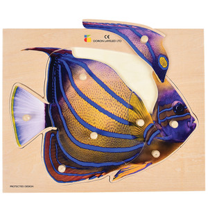 Tropical Fish Large Knobbed Puzzle Tropical Fish Large Knobbed Puzzle