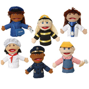 Set Of 6 Multi Ethnic Worker Puppets Set Of 6 Multi Ethnic Worker Puppets