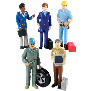 Diverse Community Helper Vinyl Figures | Set of 5 Diverse Community Helper Vinyl Figures | Set of 5