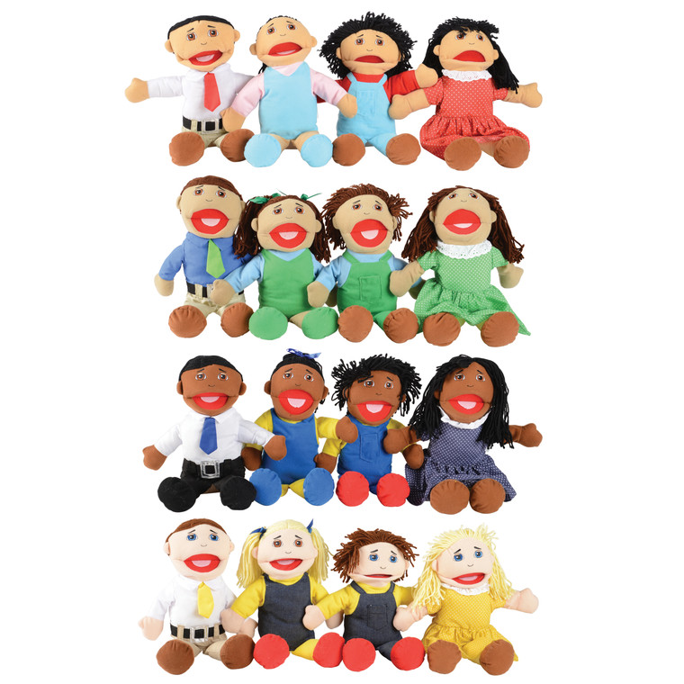 All 4 Family Puppet Sets