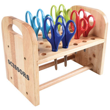 Colorations® Natural Wood Scissor Rack