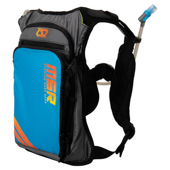 MSR Enduro Hydration Pack 2 Liter :One Size Fits Most:Blue/Orange-Dual Sport