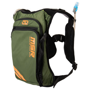 MSR Enduro Hydration Pack 2 Liter :One Size Fits Most:Military/Orange-Dual Sport